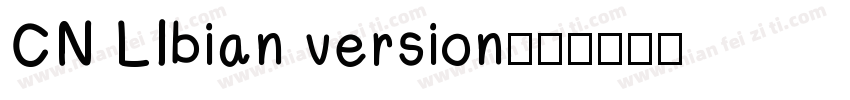 CN LIbian version字体转换